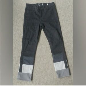 NWOT Frame colorblock jeans.